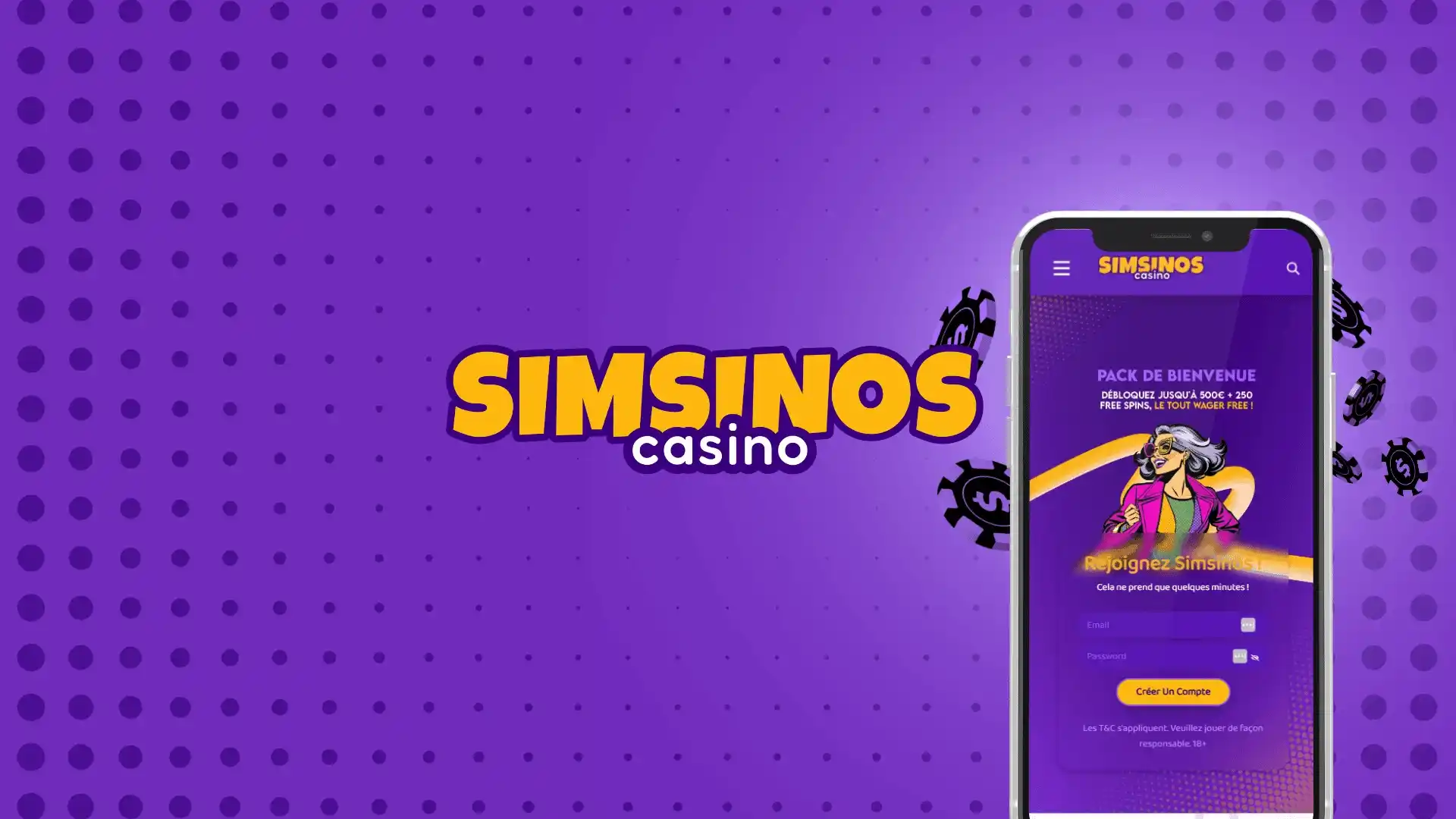 Simsinos Casino welcome bonus offer